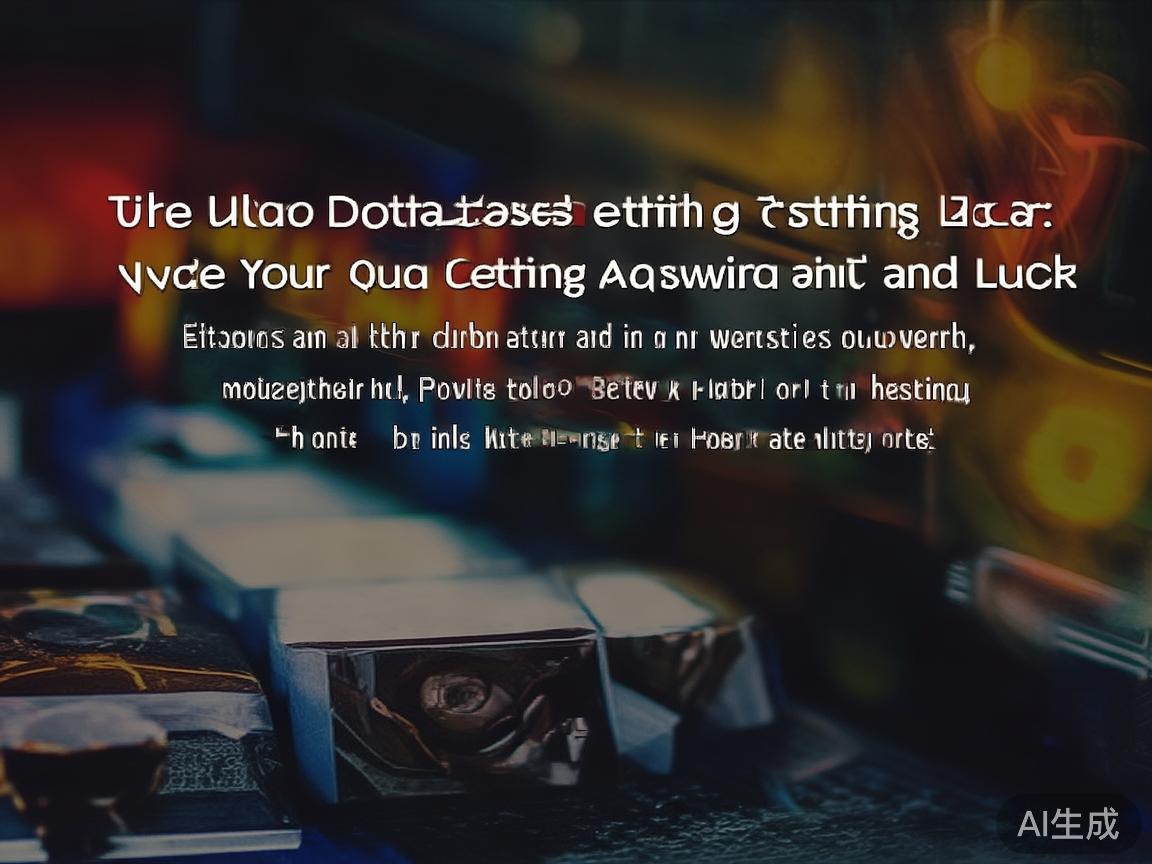 全面解析《dota竞猜题目大全》:提升答题技巧与增强拼手气的实用指南 在电竞和竞猜行业快速发展的背景下,许多玩家都希望在